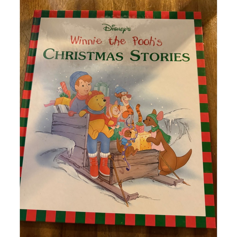 Disney Winnie the Pooh Christmas Stories Hardcover Mouse Works 1999 First Ed